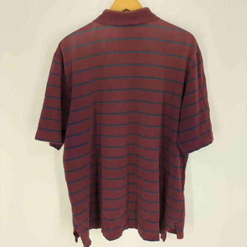 ポロバイラルフローレン Polo by RALPH LAUREN GOLF FIT ポニー 刺繍 ボーダー ポロ シャツ メンズ import:L