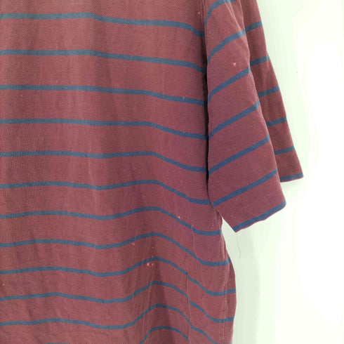 ポロバイラルフローレン Polo by RALPH LAUREN GOLF FIT ポニー 刺繍 ボーダー ポロ シャツ メンズ import:L