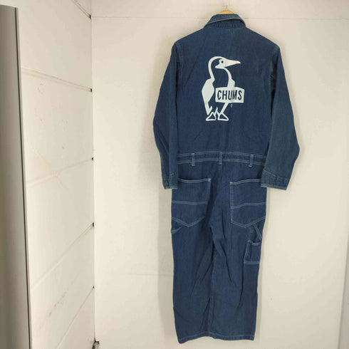 チャムス CHUMS HURRICANE COVERALL Booby デニムオーバーオール メンズ JPN:S