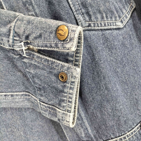チャムス CHUMS HURRICANE COVERALL Booby デニムオーバーオール メンズ JPN:S