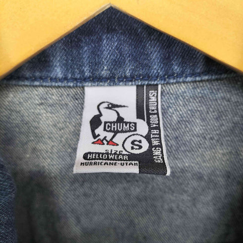 チャムス CHUMS HURRICANE COVERALL Booby デニムオーバーオール メンズ JPN:S