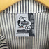 チャムス CHUMS HURRICANE COVERALL Booby ストライプ ヒッコリー デニムオーバーオール メンズ JPN:XL