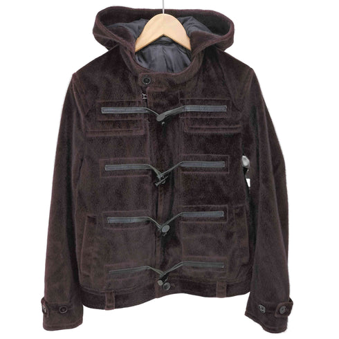 セマンティックデザイン semanticdesign フェイクファー ショート ダッフルコート Y2K メンズ import:S