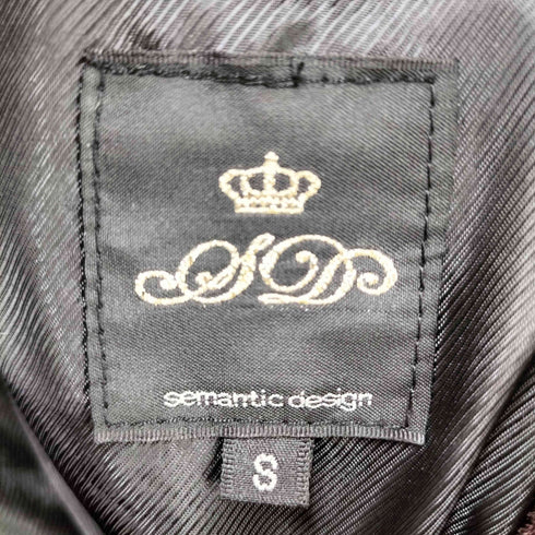 セマンティックデザイン semanticdesign フェイクファー ショート ダッフルコート Y2K メンズ import:S