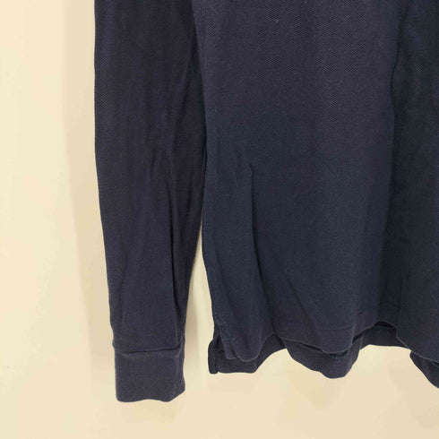 ラルフローレン RALPH LAUREN THE SKINNY POLO ワンポイント刺繍鹿の子ポロシャツ レディース L