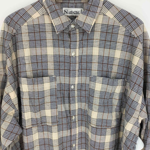 アールエヌエー RNA マドラスチェック L/S シャツ レディース JPN:M