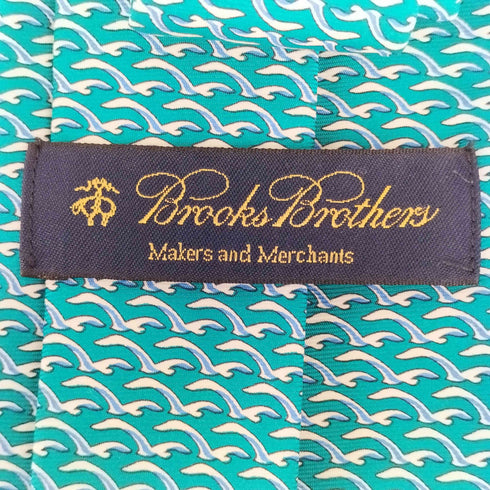 ブルックスブラザーズ BROOKS BROTHERS 総柄 シルクネクタイ メンズ