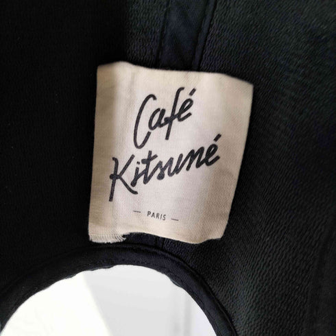 メゾンキツネ MAISON KITSUNE フロントロゴ刺繍6パネルキャップ メンズ