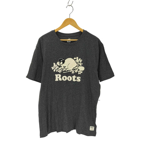 ルーツ Roots フェルトデザインクルーネックTシャツ メンズ JPN:L
