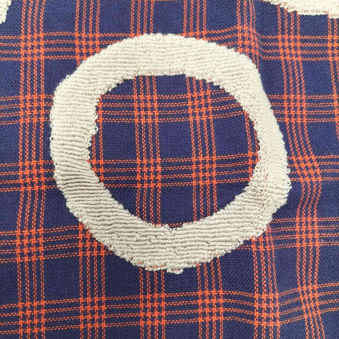 ヴィヴィアンウエストウッド Vivienne Westwood オーブ刺繍 チェック柄 サークルデザイン ハンカチ レディース