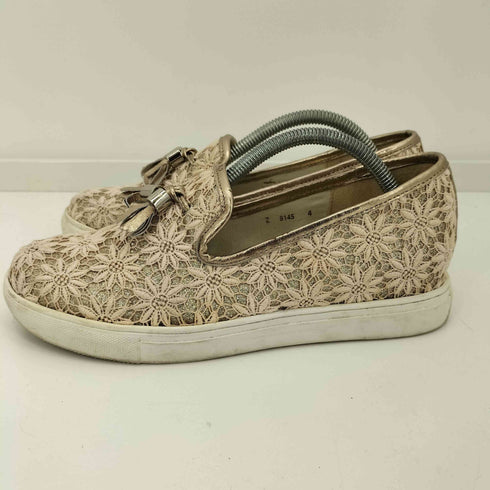 アナスイ ANNA SUI フラワーレース タッセルスリッポンスニーカー レディース JPN:24
