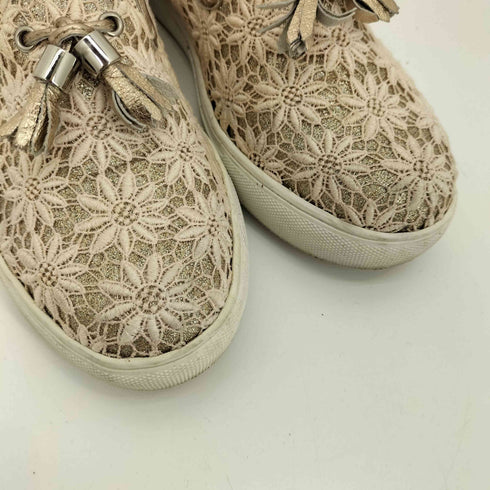 アナスイ ANNA SUI フラワーレース タッセルスリッポンスニーカー レディース JPN:24