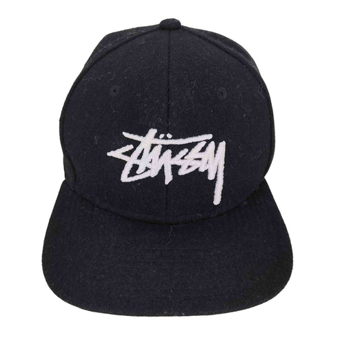 ステューシー Stussy CAPZ ロゴ刺繍 ウール 6パネルキャップ メンズ ONE SIZE