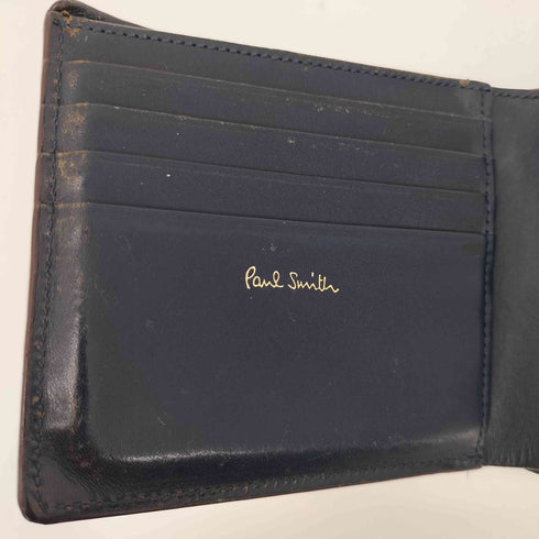 ポールスミス Paul Smith 二つ折りレザーウォレット メンズ