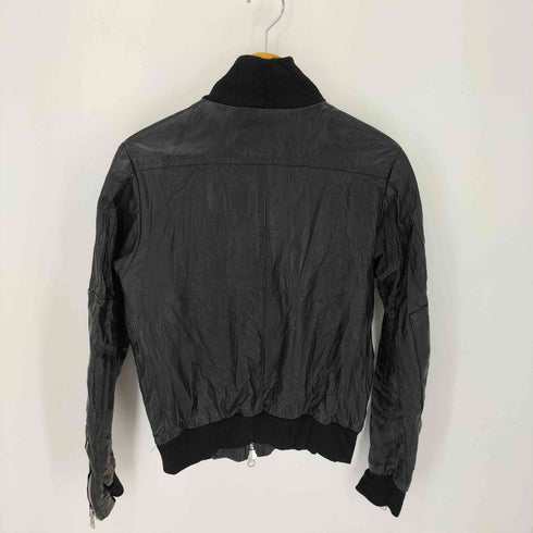TASS STANDARD ピックレザー ダブルジップ ジャケット メンズ import:L
