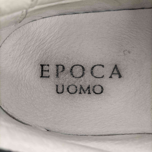 エポカウォモ Epoca uomo レザー地 ローカットスニーカー メンズ JPN:42