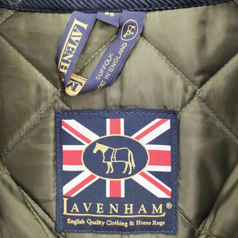 ラベンハム LAVENHAM コーデュロイ パイピング フーデッド キルティング ジャケット メンズ UK:36