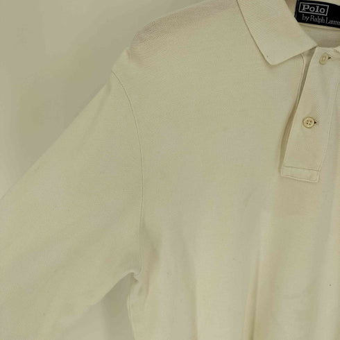 ポロバイラルフローレン Polo by RALPH LAUREN ポニー 刺繍 L/S ポロ シャツ メンズ import:M