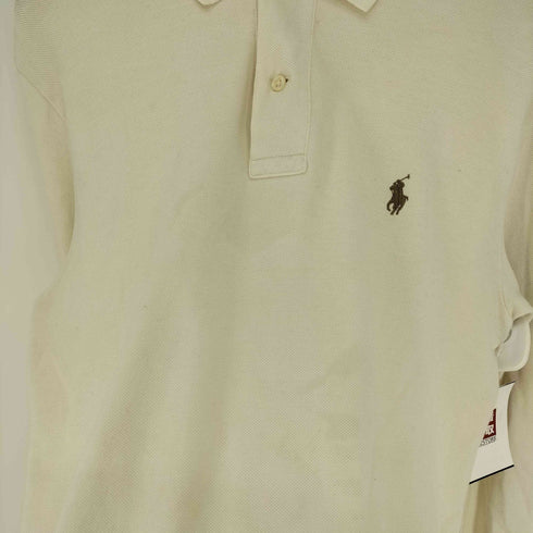 ポロバイラルフローレン Polo by RALPH LAUREN ポニー 刺繍 L/S ポロ シャツ メンズ import:M