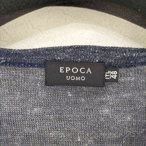 エポカウォモ Epoca uomo 100%リネンカーディガン メンズ EUR:48