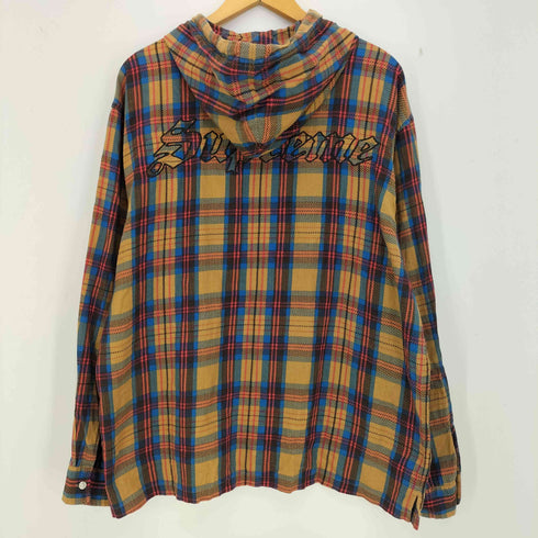 シュプリーム Supreme Printed Hooded Flannel Shirt メンズ import:L