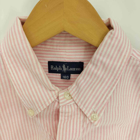 ラルフローレン RALPH LAUREN ポニー 刺繍 B.D L/S ストライプ シャツ レディース 160