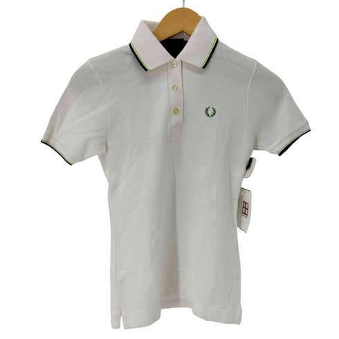 フレッドペリー FRED PERRY SPORTSWEAR 刺繍ロゴ ポロシャツ レディース M