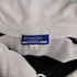 バーバリーブルーレーベル BURBERRY BLUE LABEL ワンポイント ボーダー レースアップ ニットポロ レディース JPN:38