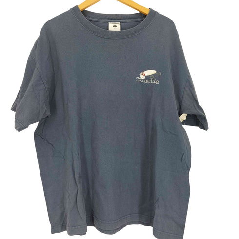 コロンビア Columbia フライ フィッシング ルアー 両面 プリント Tシャツ メンズ import:L