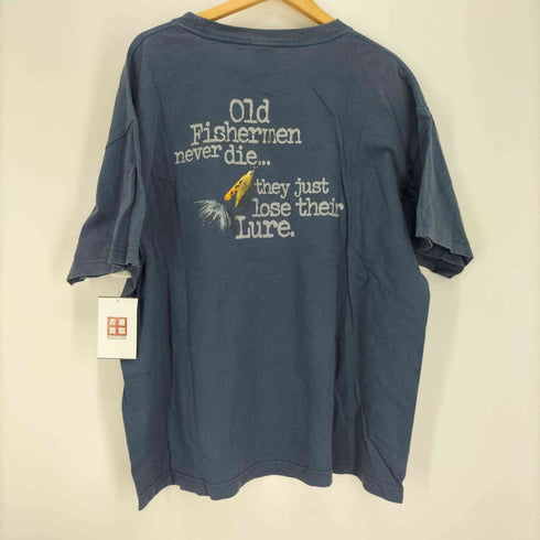 コロンビア Columbia フライ フィッシング ルアー 両面 プリント Tシャツ メンズ import:L