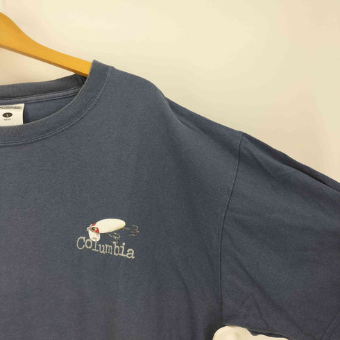 コロンビア Columbia フライ フィッシング ルアー 両面 プリント Tシャツ メンズ import:L