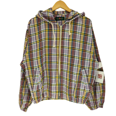 CITY CATS マルチカラー チェック柄 L/S シャツ パーカー メンズ M