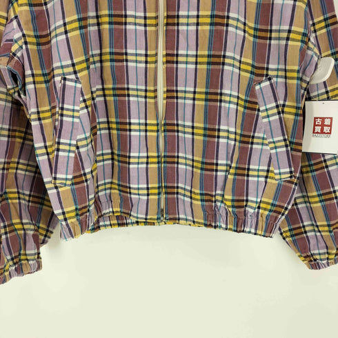 CITY CATS マルチカラー チェック柄 L/S シャツ パーカー メンズ M