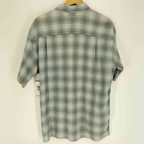 パタゴニア patagonia 02SS ORGANIC COTTON オーガニックコットン ロゴ ピスタグ S/S チェック シャツ メンズ import:M