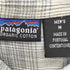 パタゴニア patagonia 02SS ORGANIC COTTON オーガニックコットン ロゴ ピスタグ S/S チェック シャツ メンズ import:M
