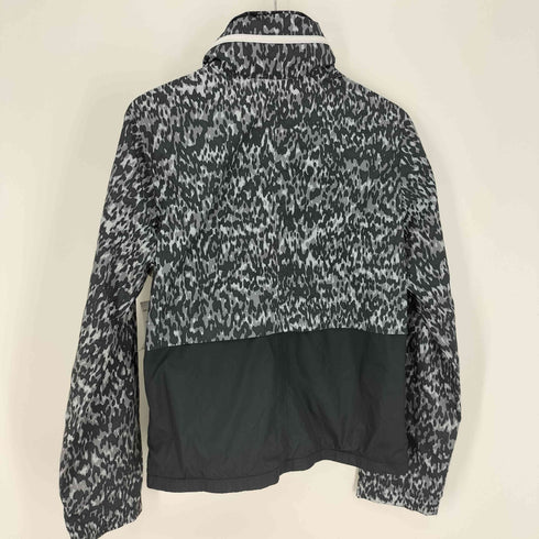 ナイキ NIKE 14AW 迷彩 カモ柄 切替 フード付き ナイロン ジャケット ウィンドブレーカー レディース JPN:L