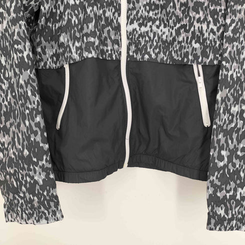 ナイキ NIKE 14AW 迷彩 カモ柄 切替 フード付き ナイロン ジャケット ウィンドブレーカー レディース JPN:L