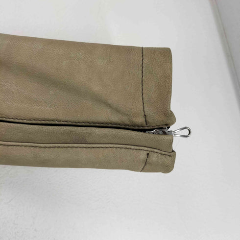 キャサリンハムネットロンドン KATHARINE HAMNETT LONDON BLOUSON ゴートスキン フードギミック レザーパーカー レディース FREE