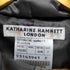 キャサリンハムネットロンドン KATHARINE HAMNETT LONDON BLOUSON ゴートスキン フードギミック レザーパーカー レディース FREE