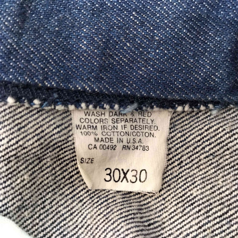 リー Lee 80S USA製 ジッパーフライデニムパンツ レディース 30×30