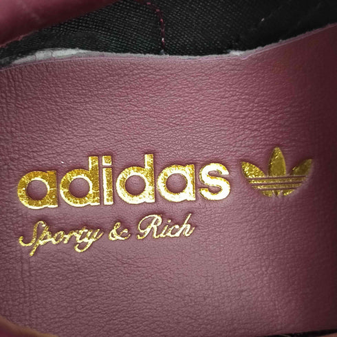 アディダスオリジナルス adidas Originals HANDBALL SPEZIAL SPORTY & RICH SHADOW RED/FOOT WEAR WHITE/GUM レディース JPN:24