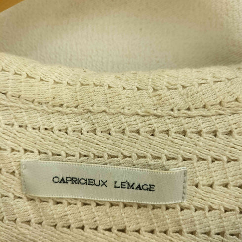 カプリシュレマージュ CAPRICIEUX LEMAGE ダブルボタン 長袖 クロシェシャツジャケット ショートパンツ レディース FREE
