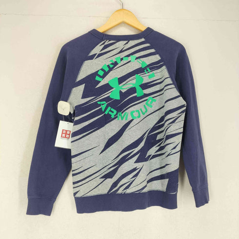 アンダーアーマー UNDER ARMOUR ゼブラ柄Vガゼットラグランスリーブスウェット レディース YXL