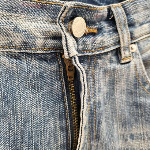 decency concept ダメージ加工ワイドデニムパンツ メンズ JPN:L