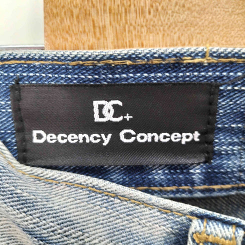 decency concept ダメージ加工ワイドデニムパンツ メンズ JPN:L