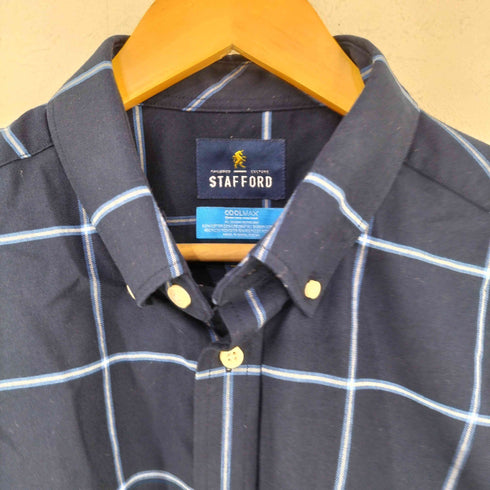 スタッフォード STAFFORD L/S チェックシャツ メンズ import:L