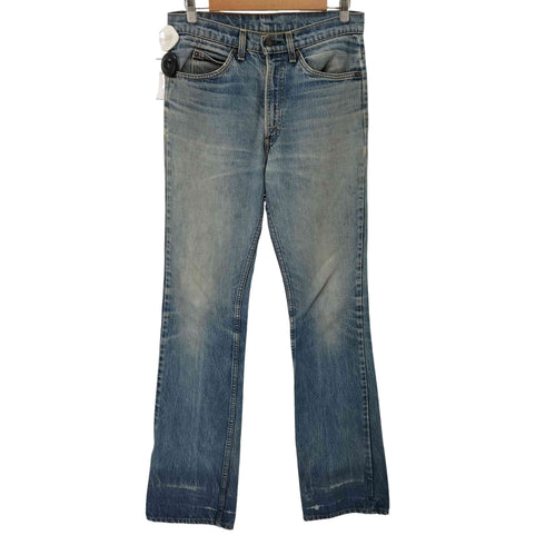 リーバイス Levis 80S USA製 talonジップ オレンジタブ ボタン裏532 517 ブーツカットデニムパンツ メンズ 33/36