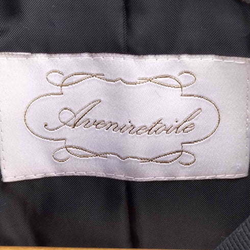 アベニールエトワール Aveniretoile ビジュー装飾付き 中綿 フーデッドコート レディース 34