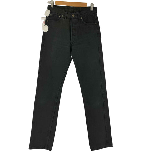 リーバイス Levis 93年製造 USA製 501 後染め ボタンフライ ブラックデニムパンツ メンズ 29X34