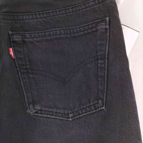 リーバイス Levis 93年製造 USA製 501 後染め ボタンフライ ブラックデニムパンツ メンズ 29X34